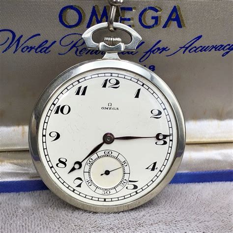 gold omega pocket watch 1920